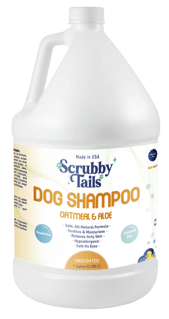 Natural Oatmeal Dog & Puppy Shampoo For Itchy Skin Relief