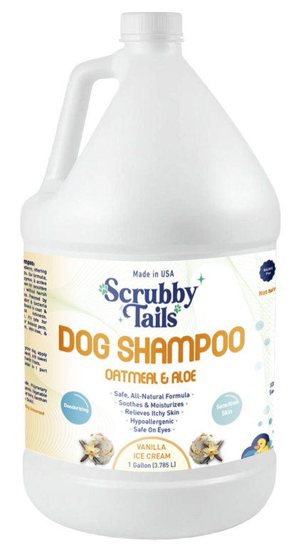 Natural Oatmeal Dog & Puppy Shampoo For Itchy Skin Relief