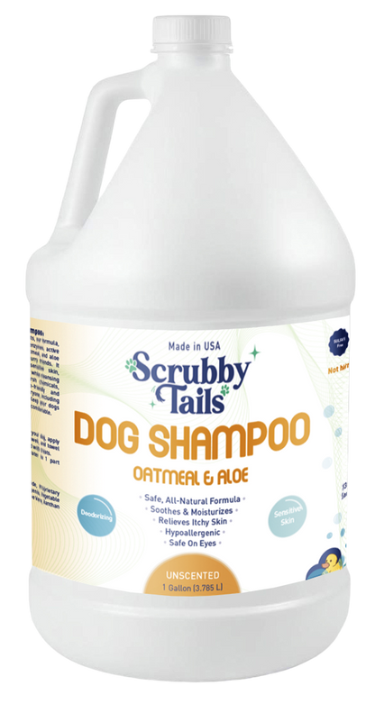 Natural Oatmeal Dog & Puppy Shampoo For Itchy Skin Relief