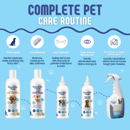 Natural Oatmeal Dog & Puppy Shampoo For Itchy Skin Relief